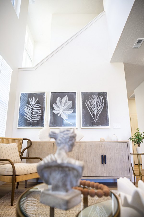 living room at The Wheeler Apartments