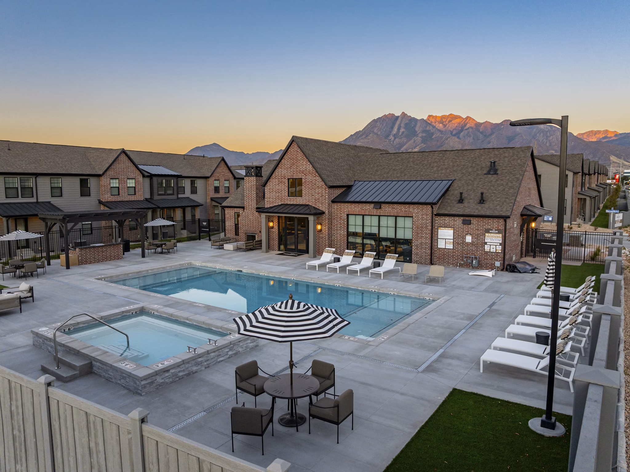 pool at The Wheeler Apartments 