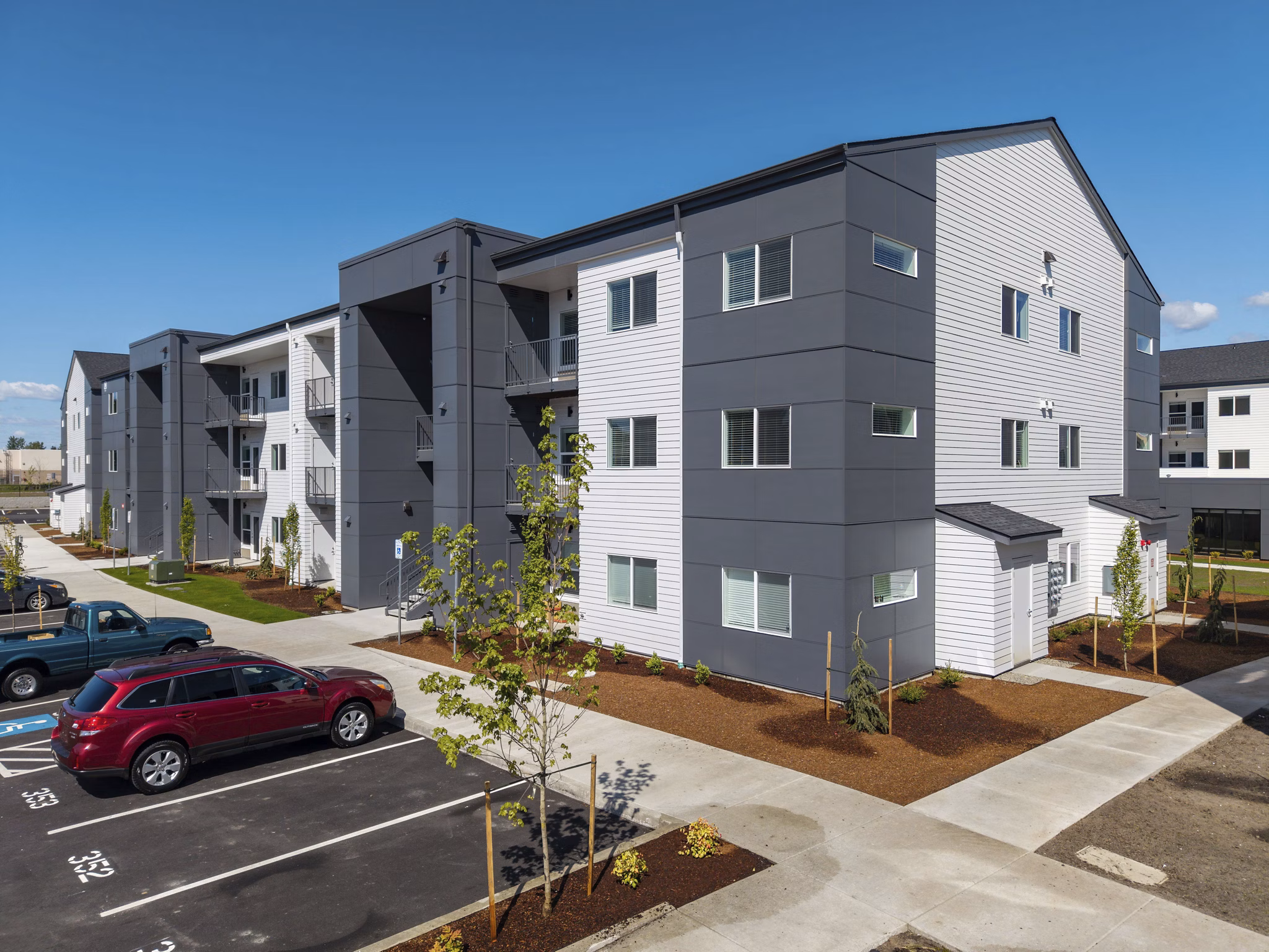building at The Arvon Apartments