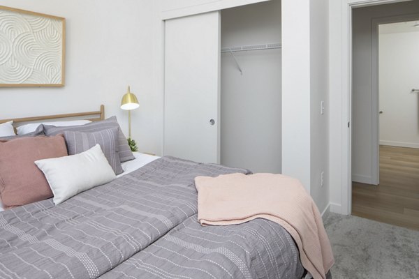 bedroom at The Arvon Apartments