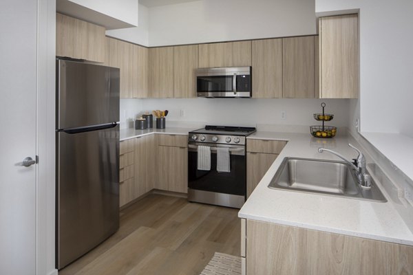 kitchen at The Arvon Apartments