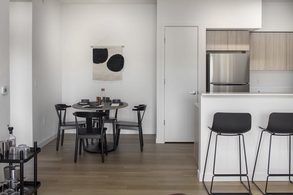 kitchen at The Arvon Apartments