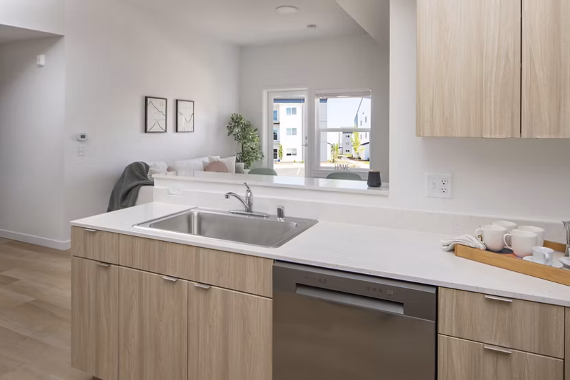 kitchen at The Arvon Apartments