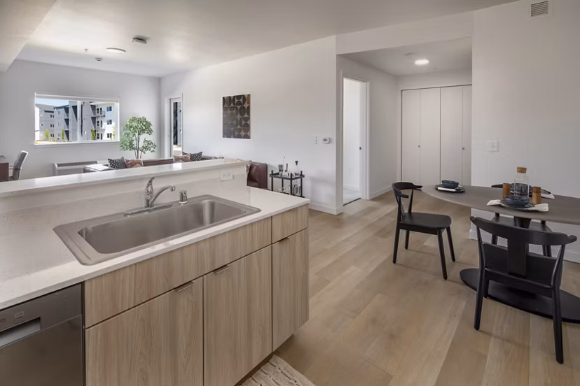 kitchen at The Arvon Apartments