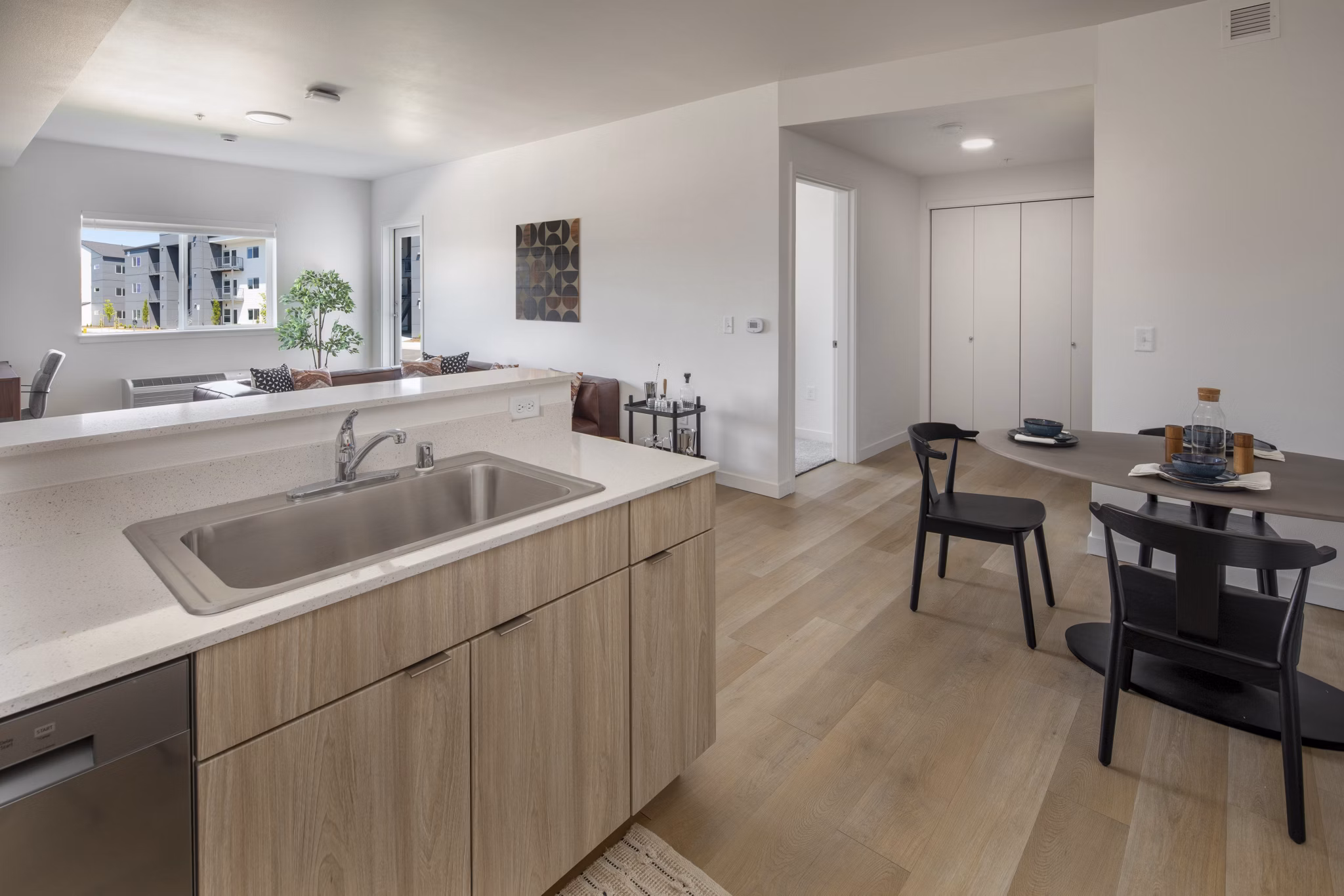kitchen at The Arvon Apartments