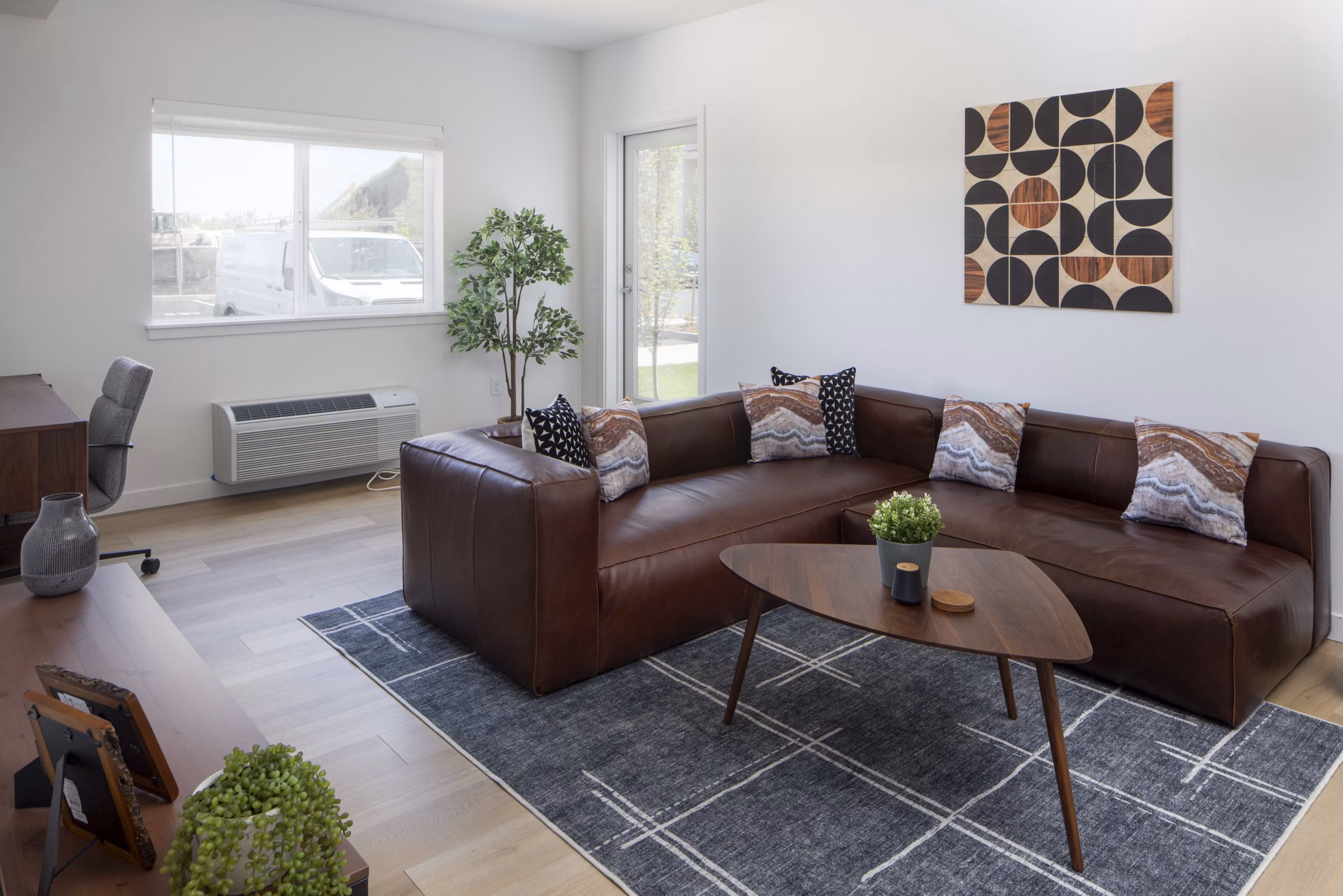living room at The Arvon Apartments