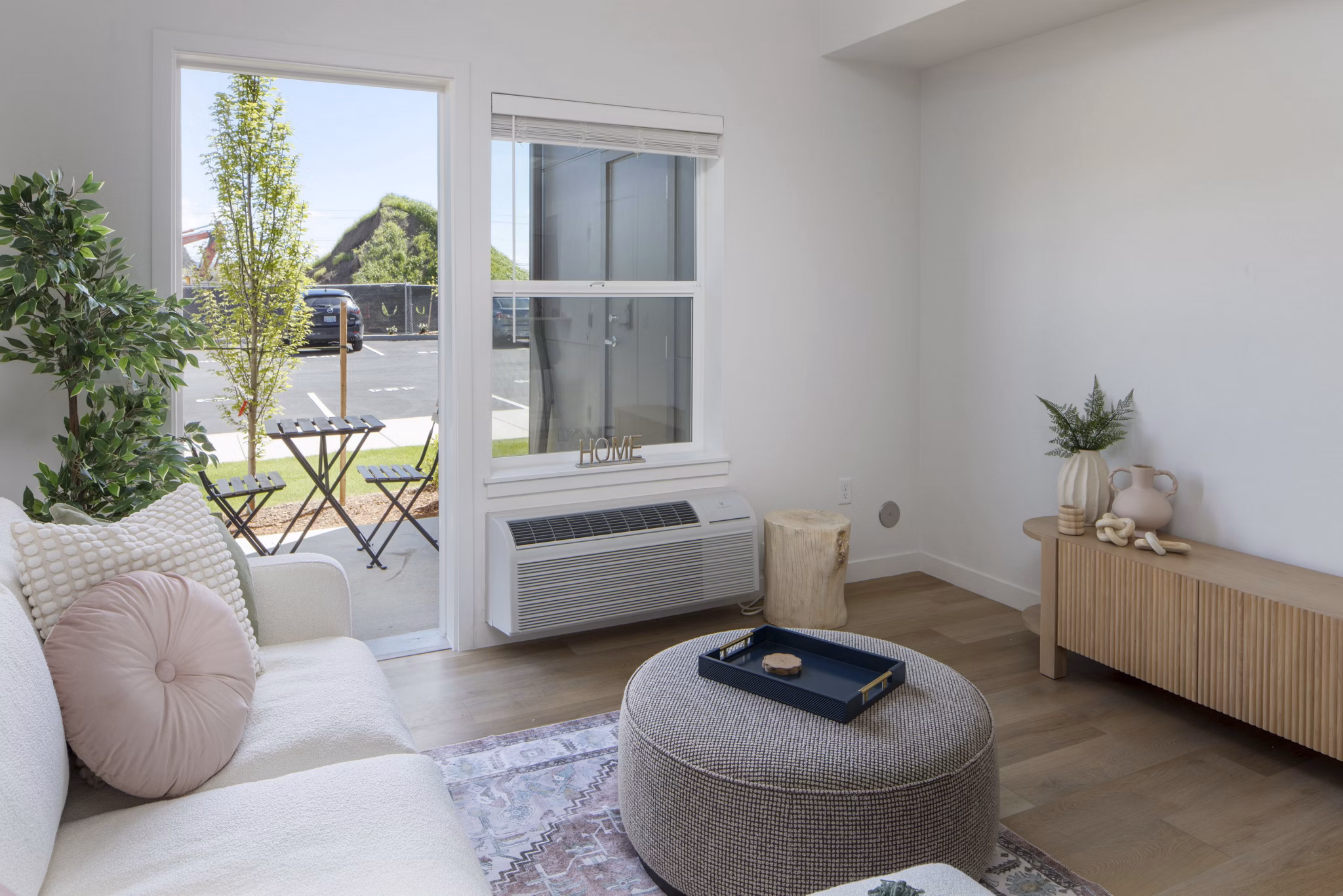 living room at The Arvon Apartments