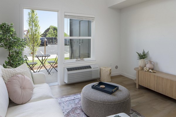 living room at The Arvon Apartments