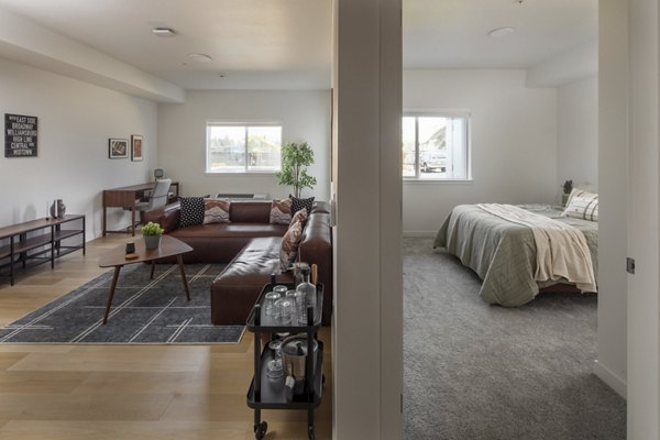 living room at The Arvon Apartments
