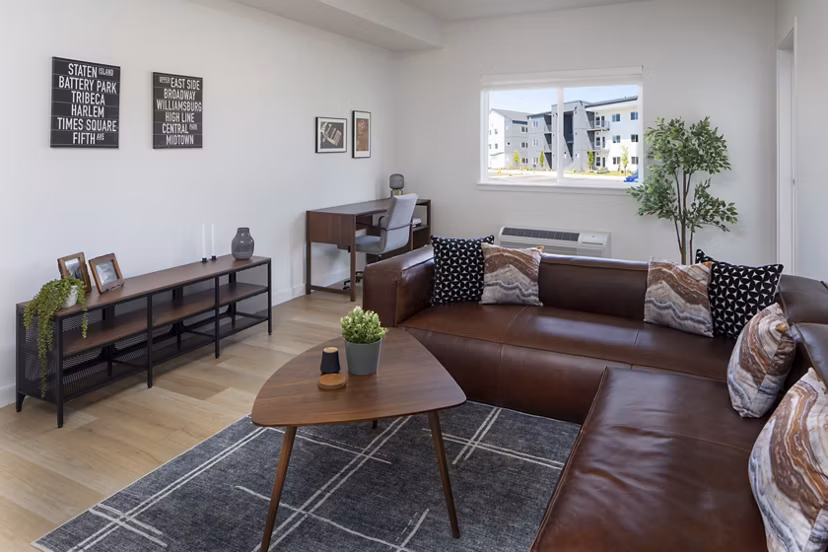 living room at The Arvon Apartments