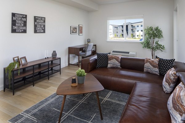 living room at The Arvon Apartments
