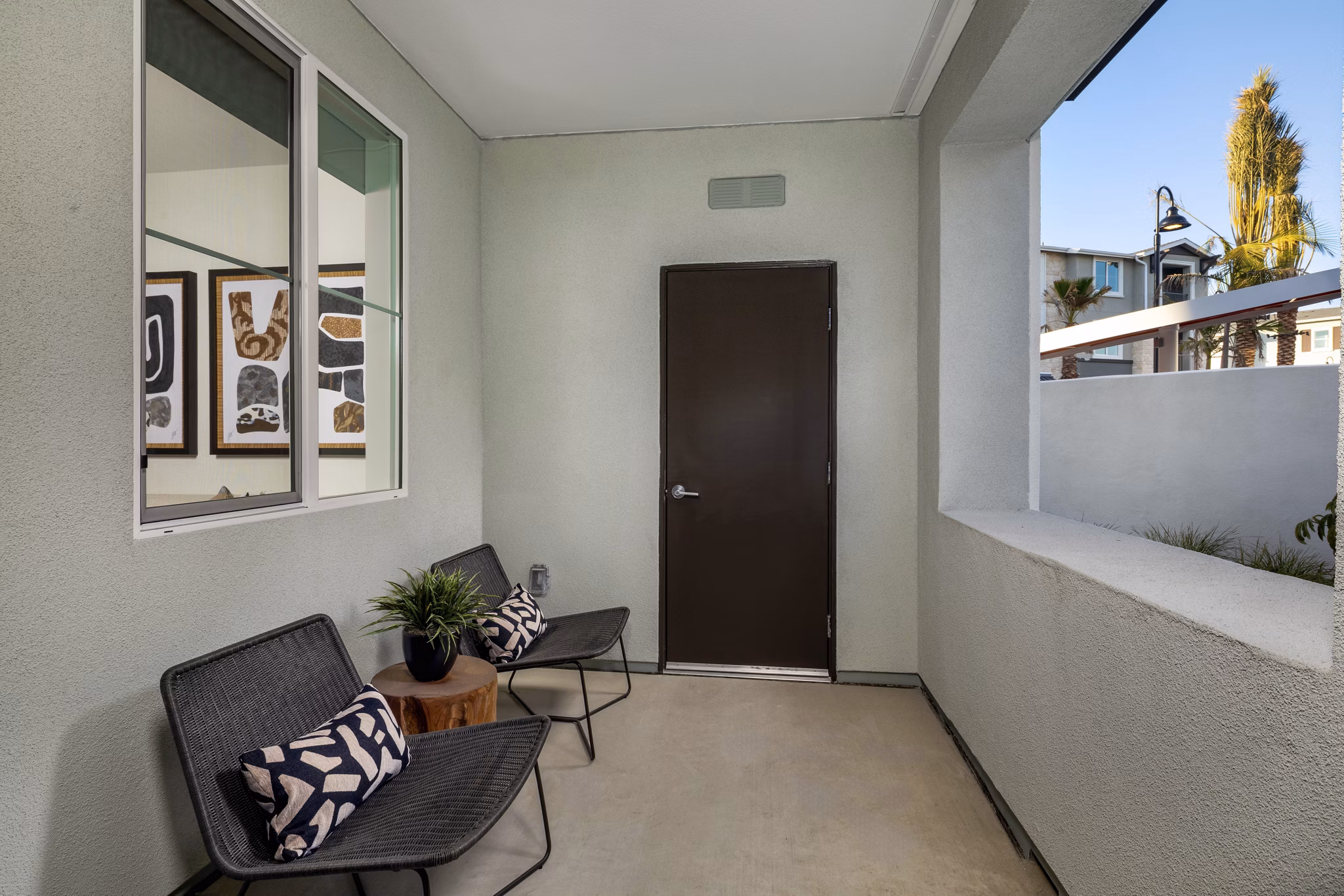 patio at Artisan at the Village of Escaya Apartments 