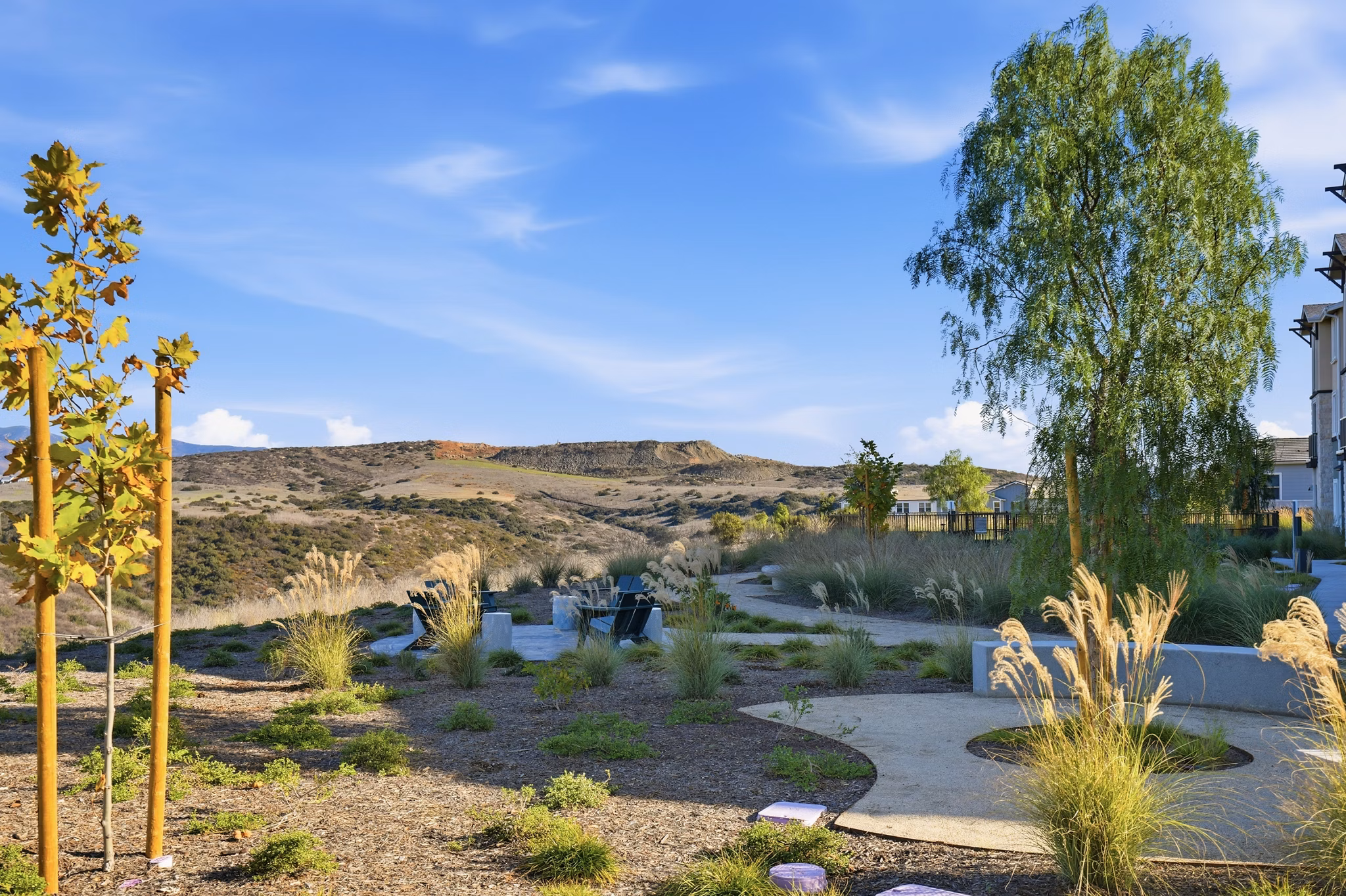 patio at Artisan at the Village of Escaya Apartments