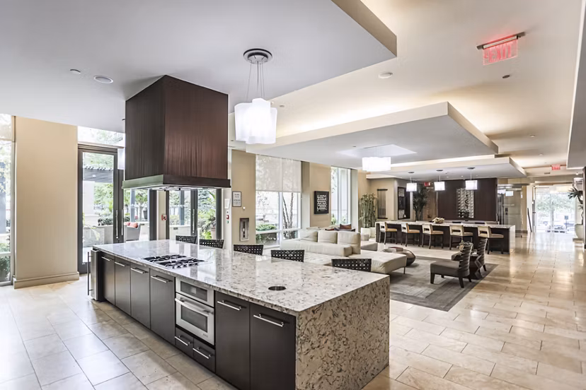 clubhouse at The Porter Brewers Hill Apartments 