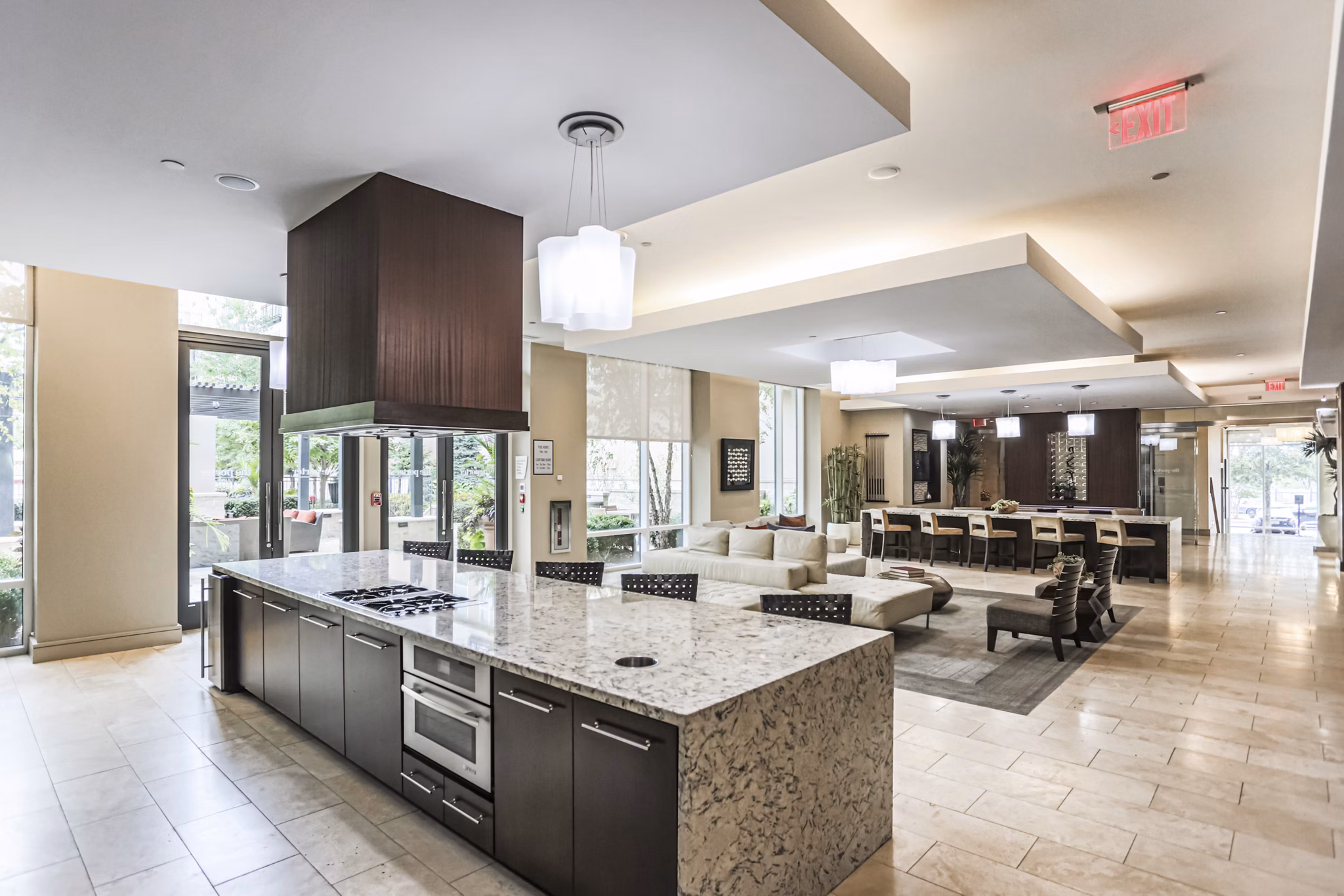 clubhouse at The Porter Brewers Hill Apartments 