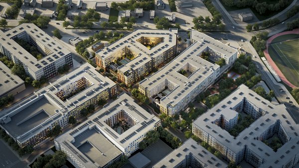 rendering at Jade Apartments