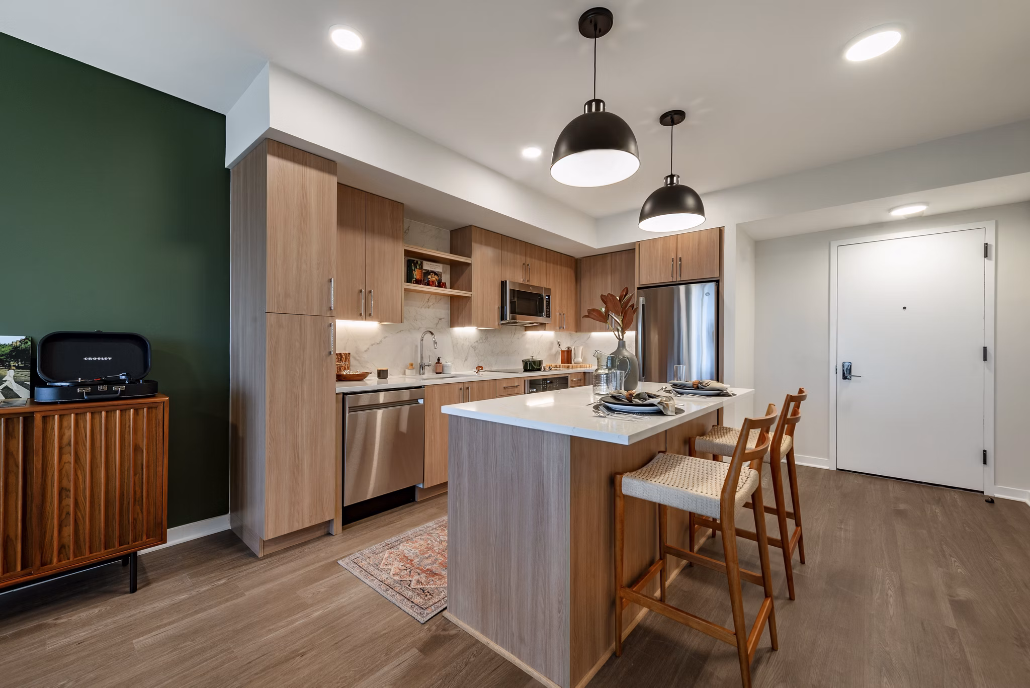 kitchen at Fitzroy Apartments