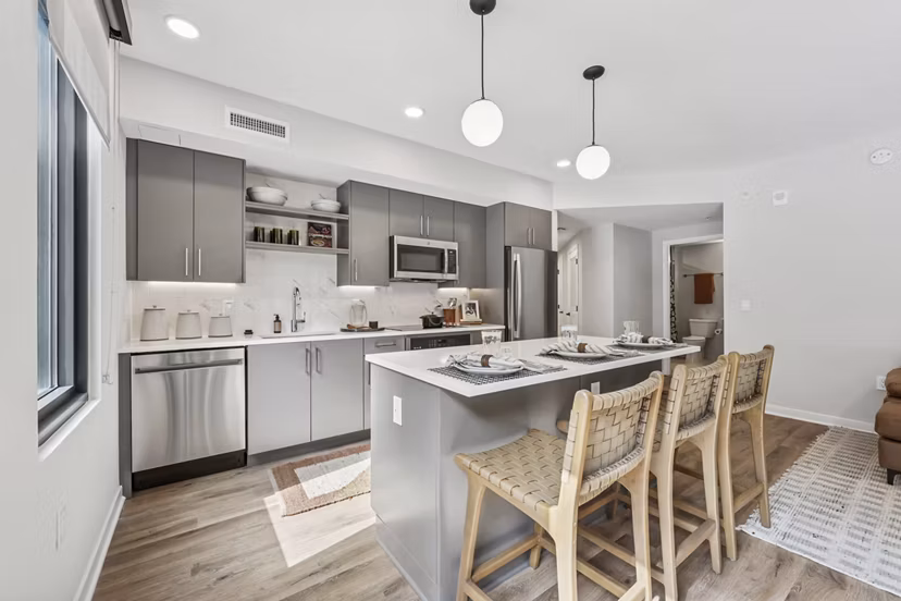 kitchen at Fitzroy Apartments