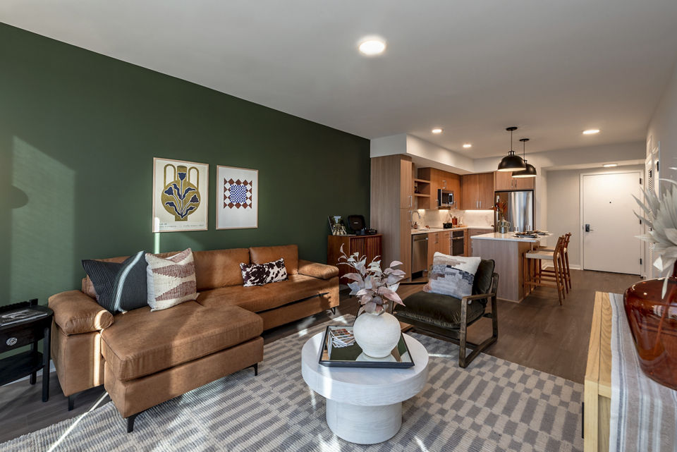 living room at Fitzroy Apartments