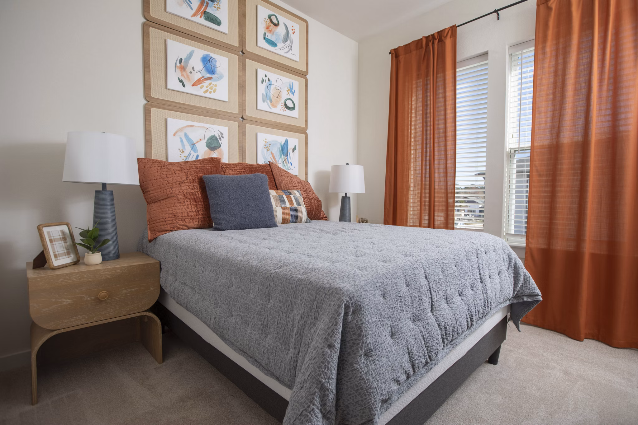 bedroom at Oasis at Woodland Apartments