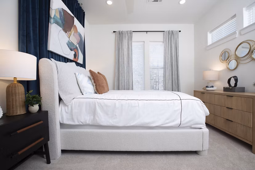 bedroom at Oasis at Woodland Apartments