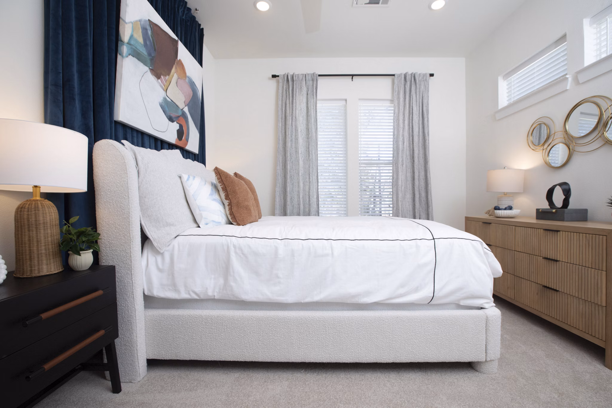 bedroom at Oasis at Woodland Apartments