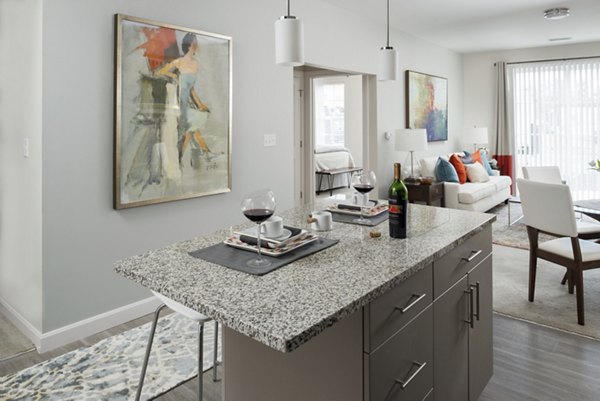 dining room at Avana East Main Apartments 