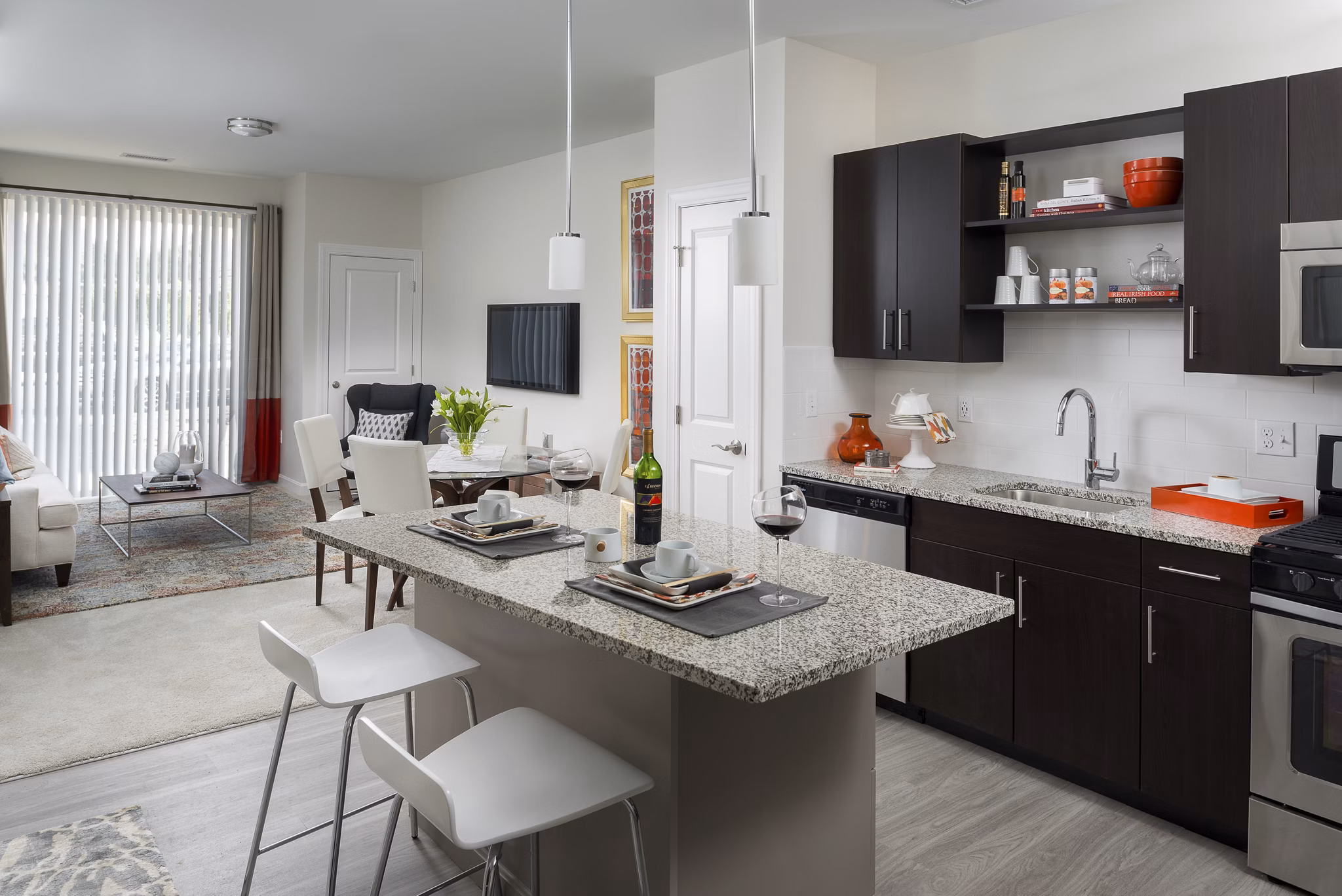 kitchen at Avana East Main Apartments 