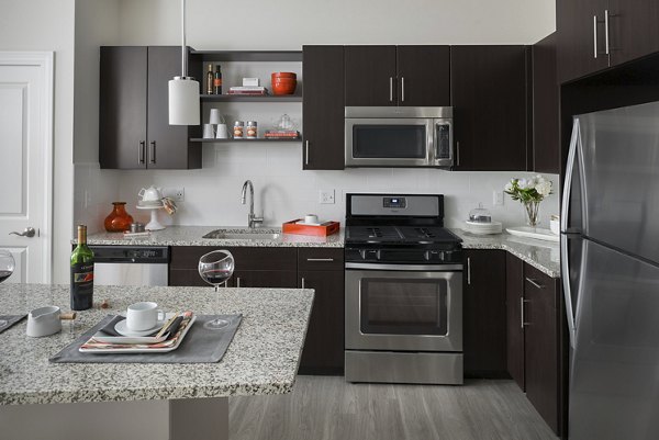 kitchen at Avana East Main Apartments 