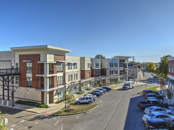 exterior at University Station Apartments 