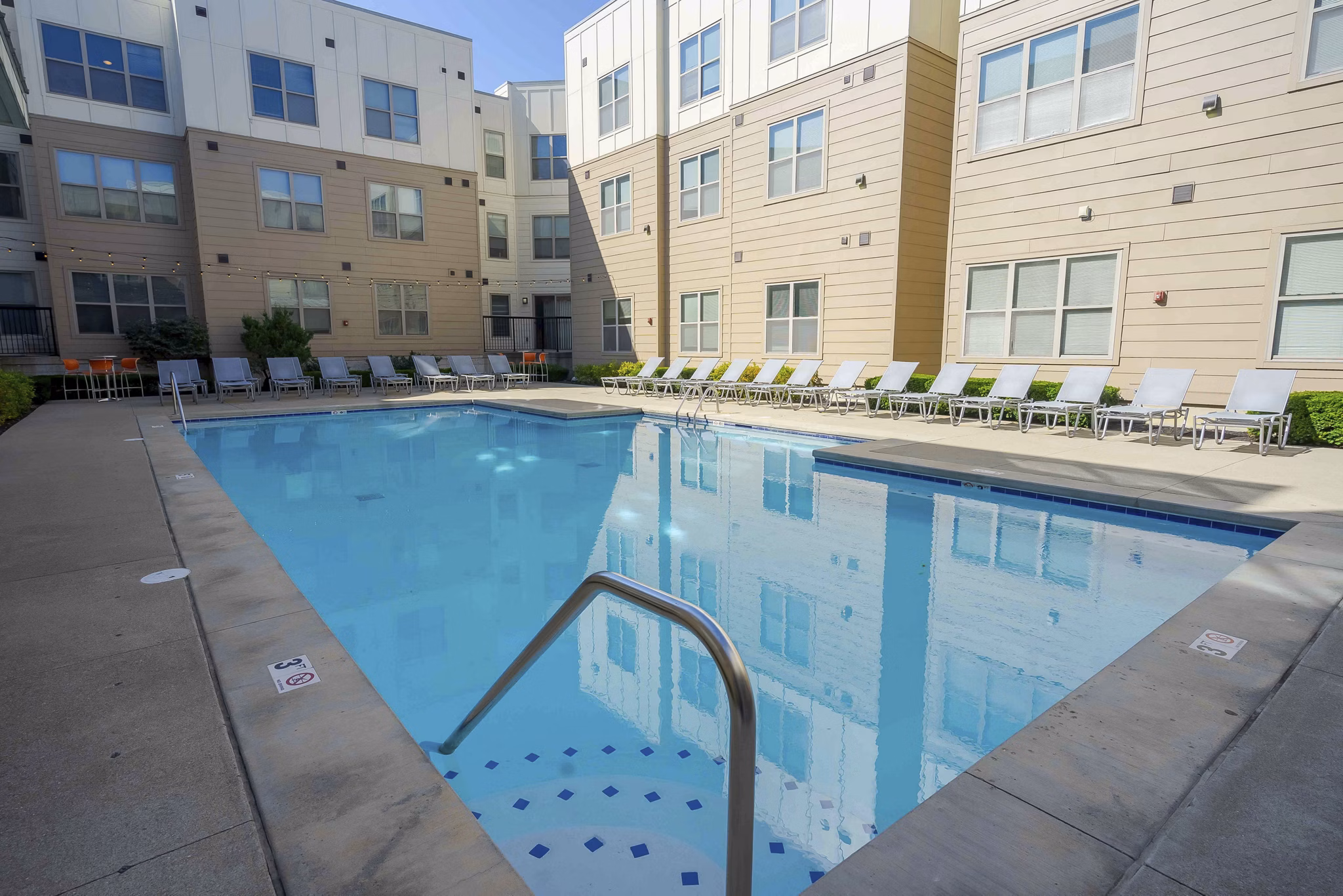 pool at University Station Apartments
