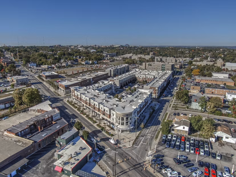 view at University Station Apartments 