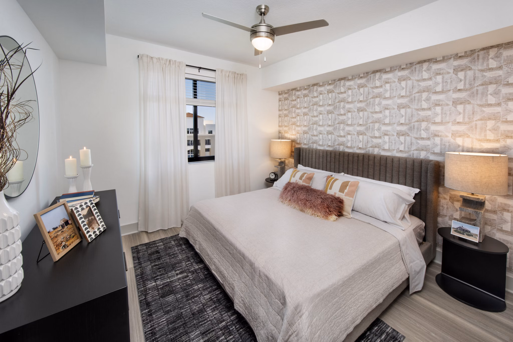 bedroom at Solena Miramar Apartments