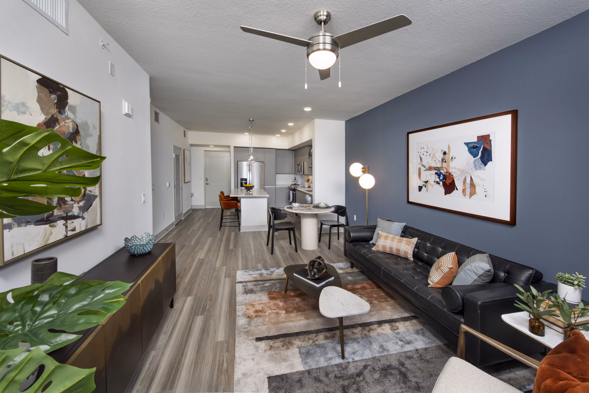 living room at Solena Miramar Apartments