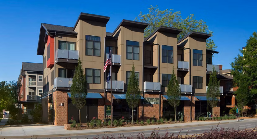building at Main & Stone Apartments
