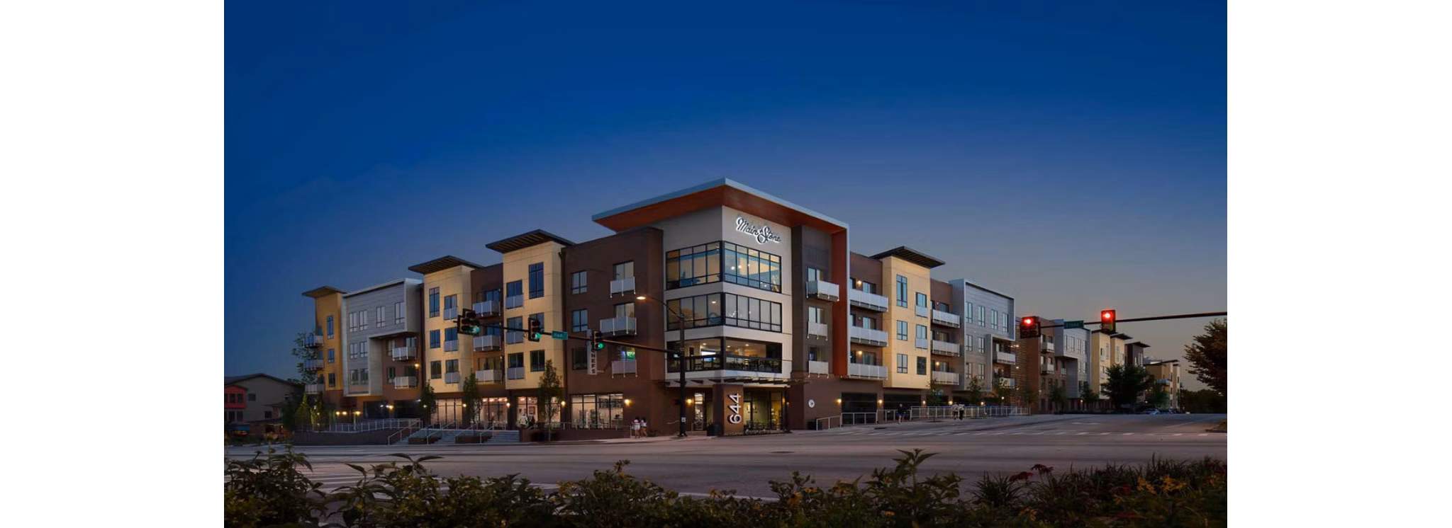 building at Main & Stone Apartments