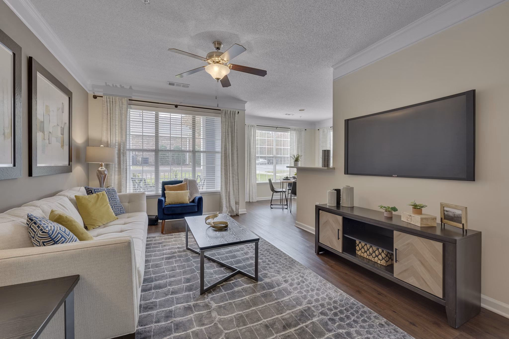 living room at Notting Hill Apartments