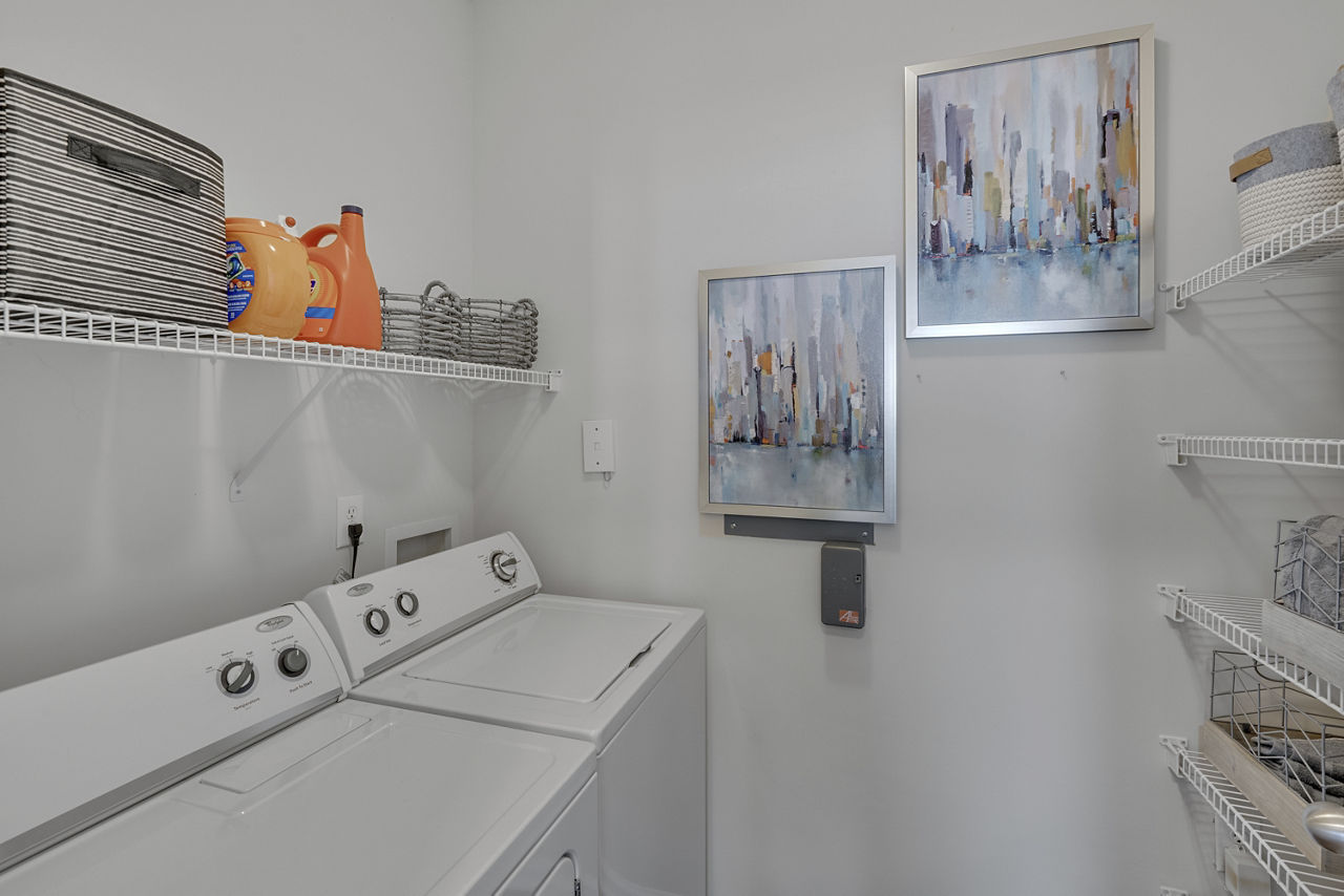 Laundry room at Notting Hill Apartments