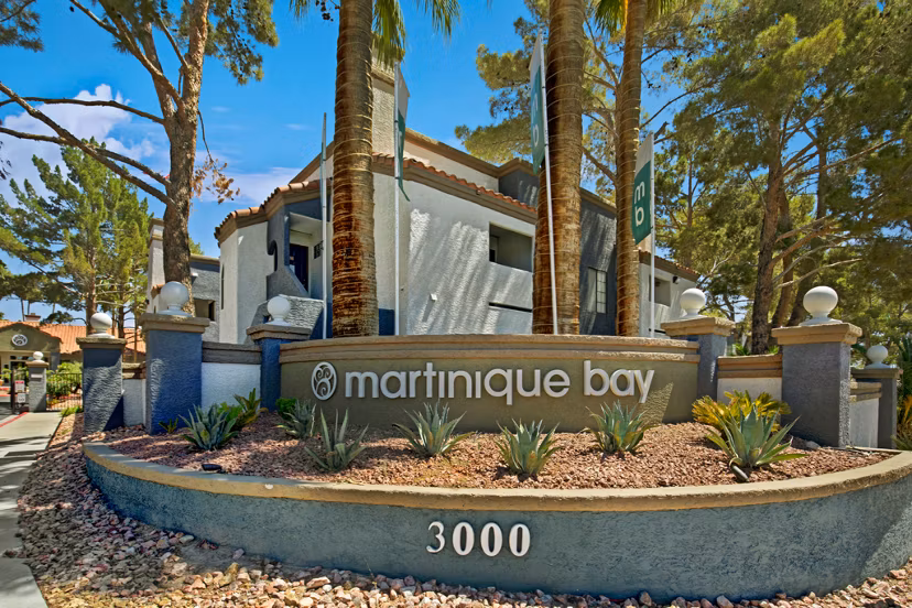 signage at Martinique Bay Apartments