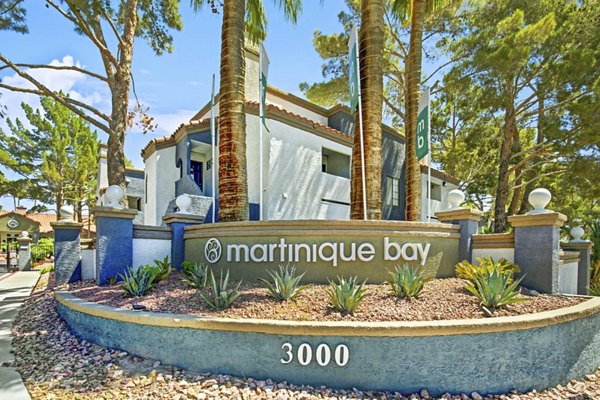 signage at Martinique Bay Apartments