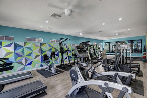 fitness center at Martinique Bay Apartments