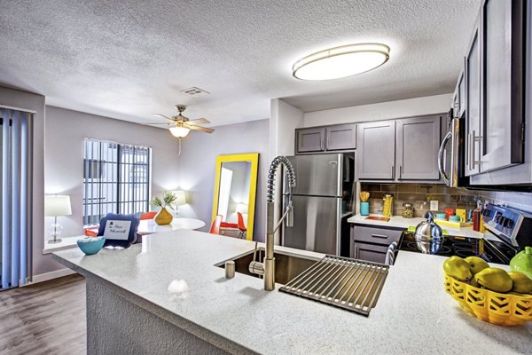 kitchen at Martinique Bay Apartments