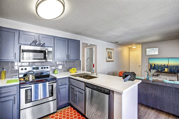 kitchen at Martinique Bay Apartments