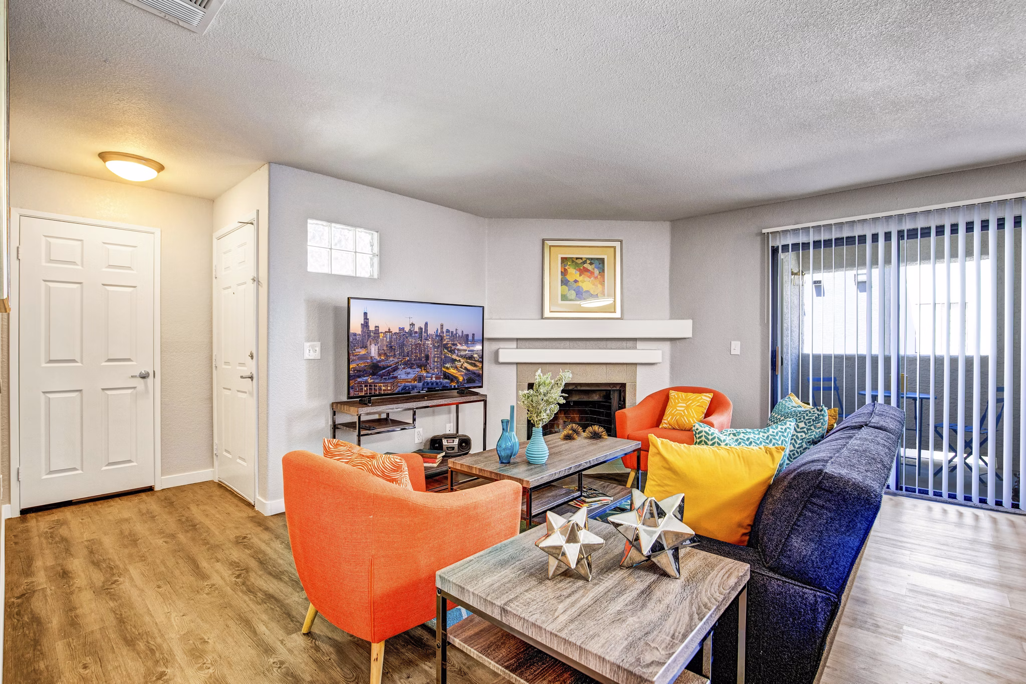 living room at Martinique Bay Apartments