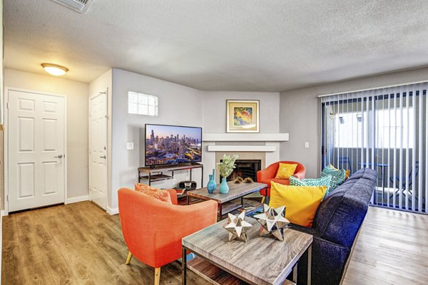 living room at Martinique Bay Apartments