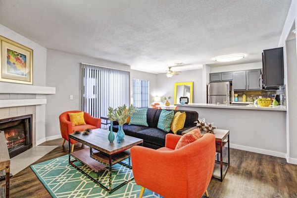 living room at Martinique Bay Apartments