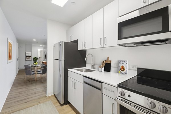 kitchen at The Katharine Apartments