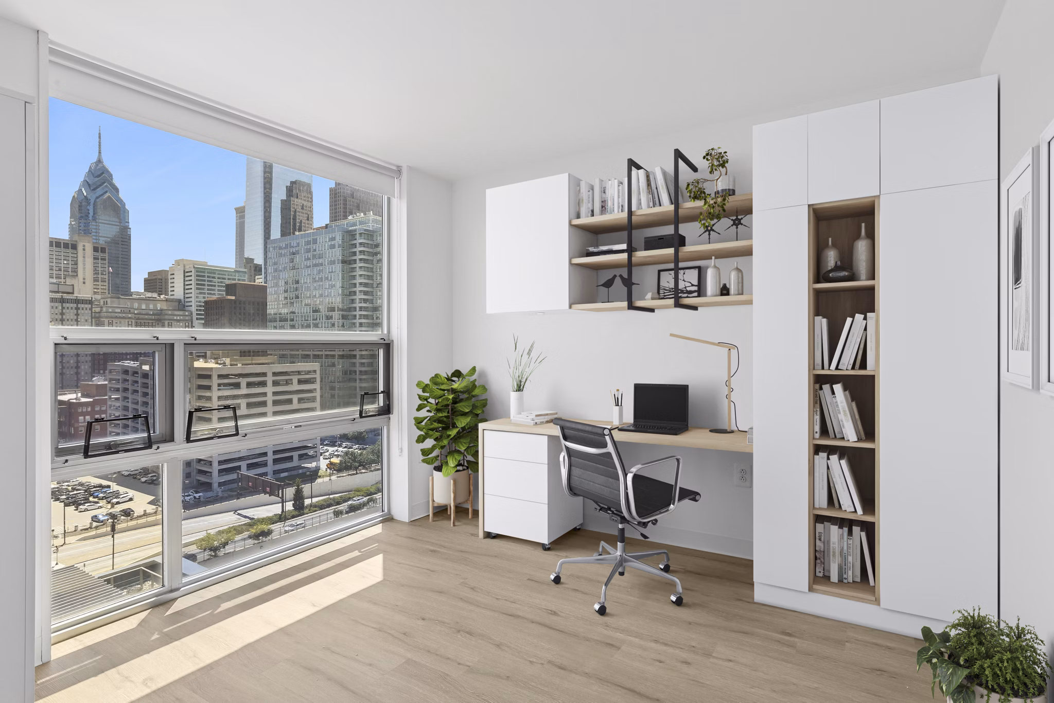 Living Room at The Katharine Apartments