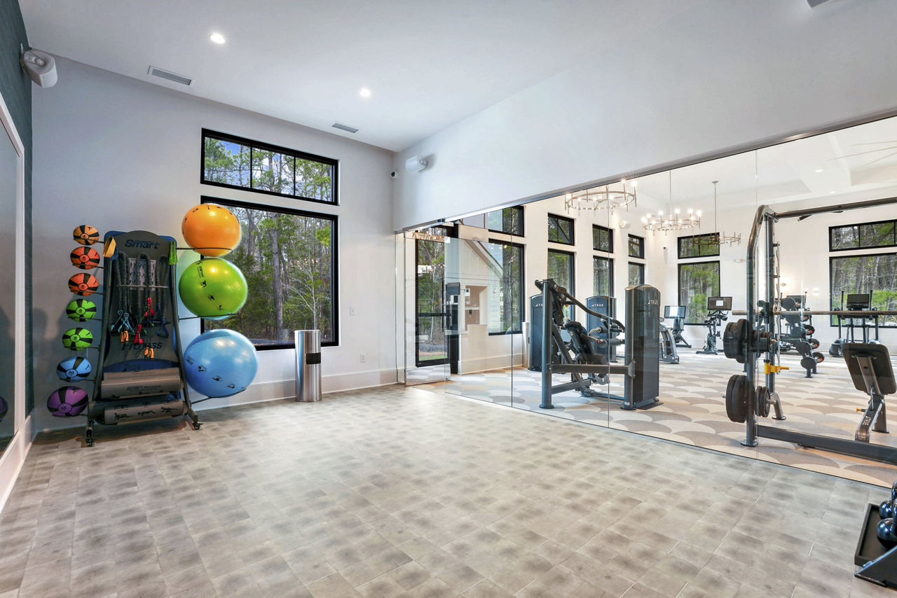 Gym at Selene At Sayebrook Apartments (3 of 4)