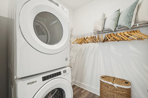 laundry room at Selene at Sayebrook Apartments